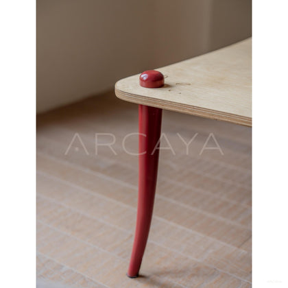 Luoli Red Coffee Table - scene