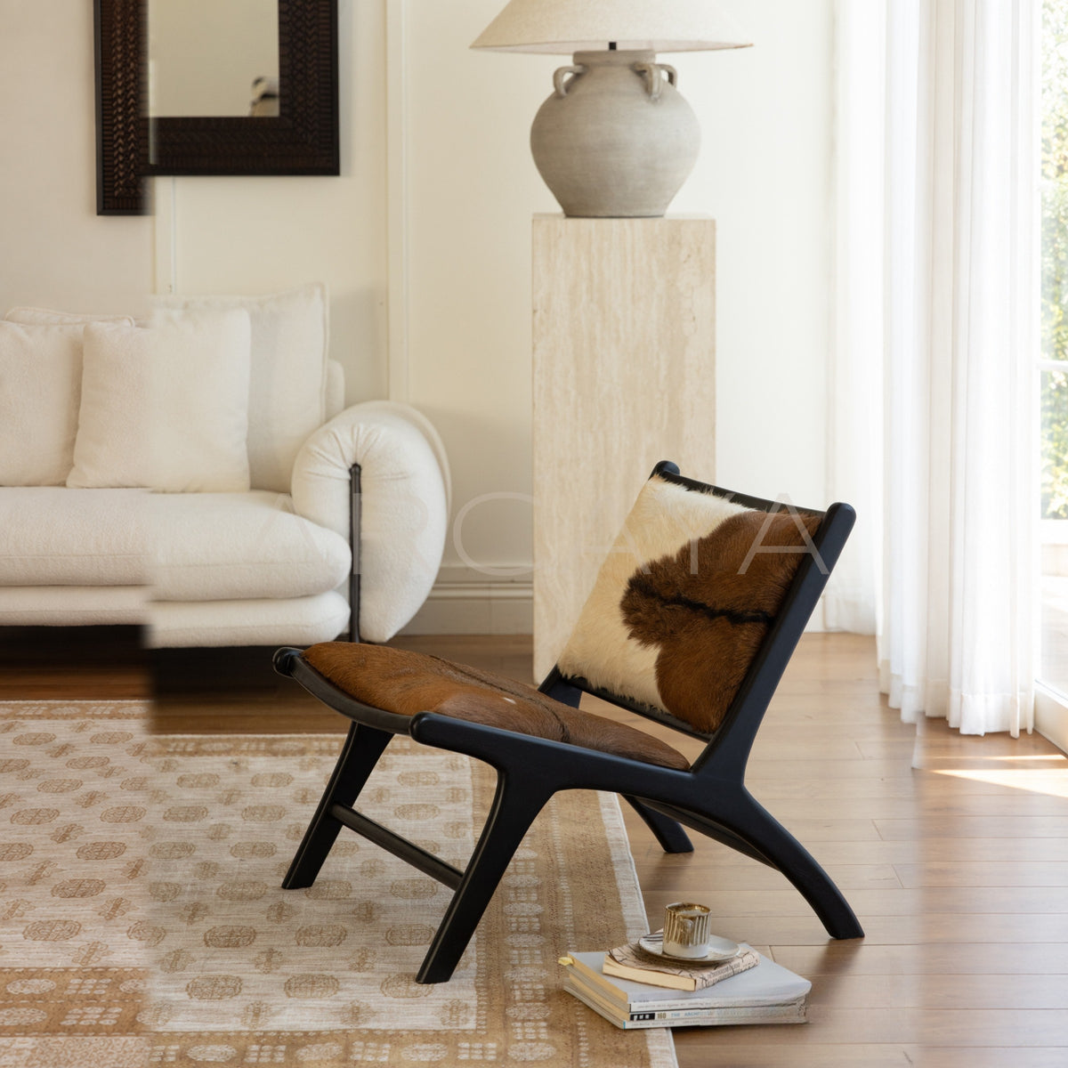 Warm Goat Wool Lounge Chair - main