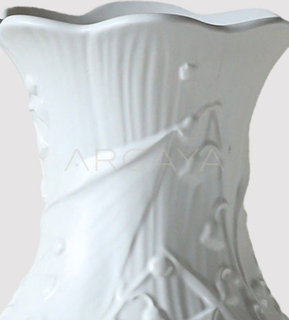 Lily Of The Valley Relief Ceramic Vase - scene