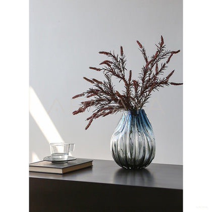 Glazed Glass Peony Vase - scene