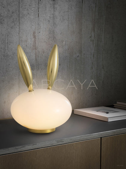 Rabbit Sculpture Table Lamp 80530 - scene