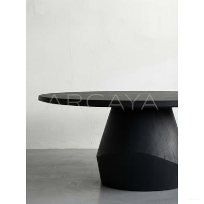 Oak Solid Wood Dining Table - scene