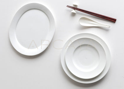 Sunxun Collab Plain Wide Rim Flat Plate - scene
