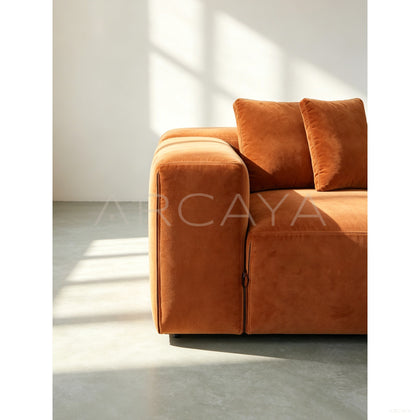 Understated Statement Sofa - scene