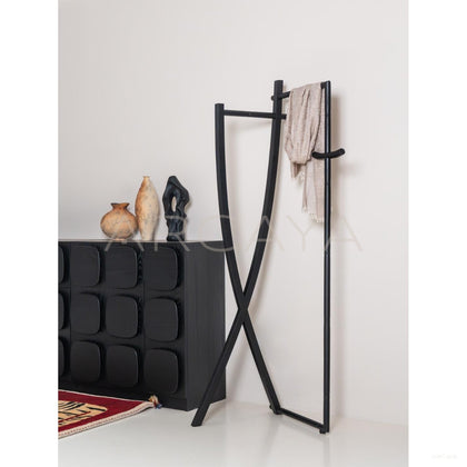 Haozi Woven Clothes Rack — Coat Racks - scene