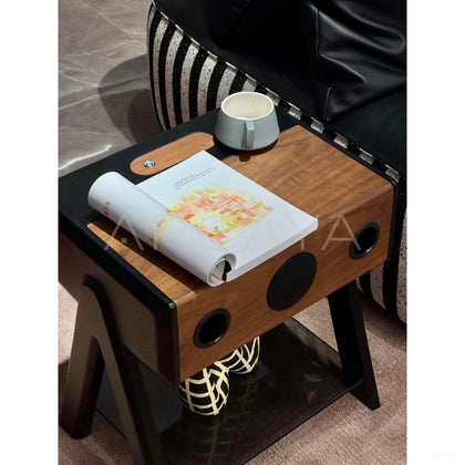 Jeaek Gramophone Side Table - scene