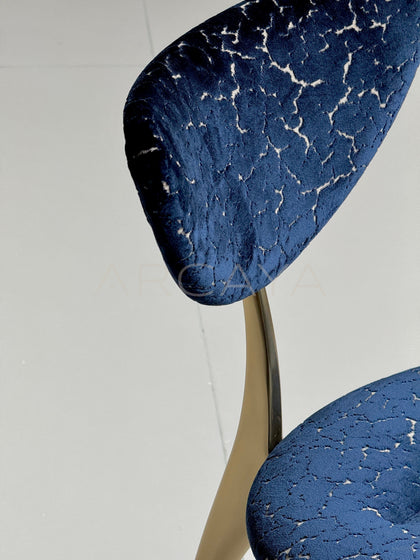Deep Blue Lounge Chair - detail