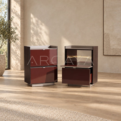Two Tone Flip Door Sideboard - scene