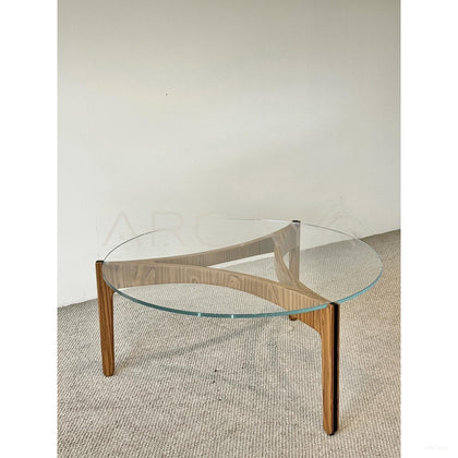 Soft Light Mid Century Coffee Table - scene