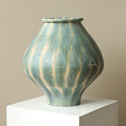 Wabi Sabi Jingdezhen Earthen Jar Vase Large - main