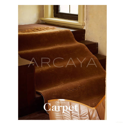 Caramel Fringe Rug Dsm P033 C01 - scene