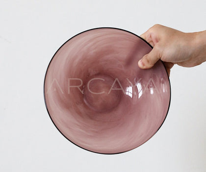 Glass Fruit Bowl Coffee Table - scene