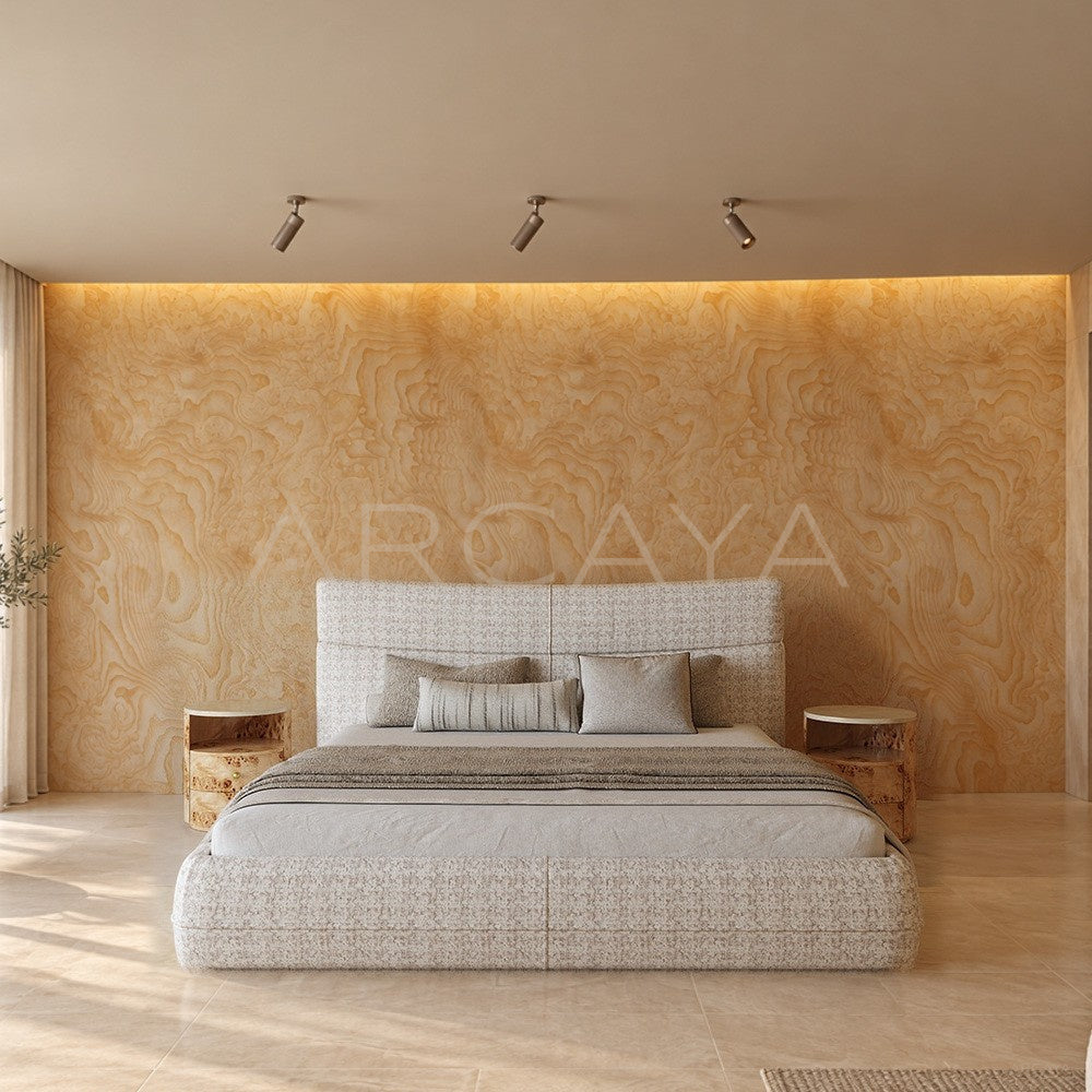 Plaid Cotton Linen Bed - main