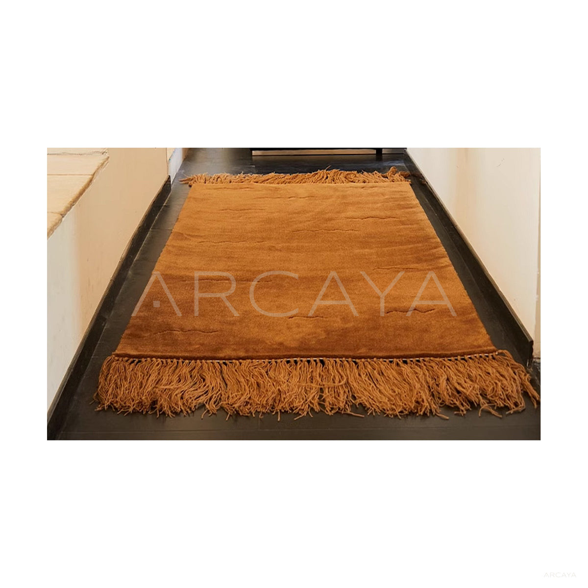 Caramel Fringe Rug Dsm P033 C01 - main