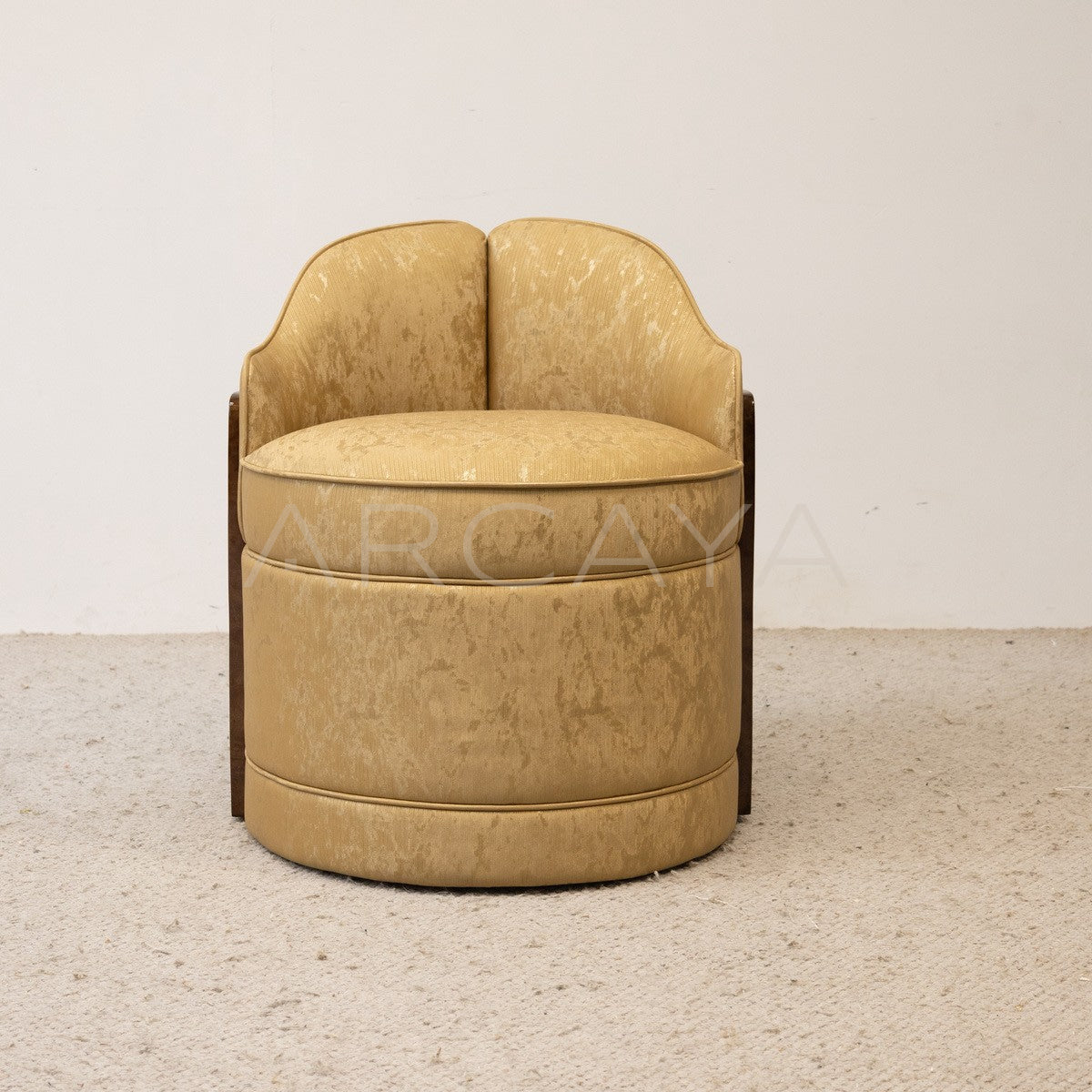 Sculpted Solid Wood Chair - main
