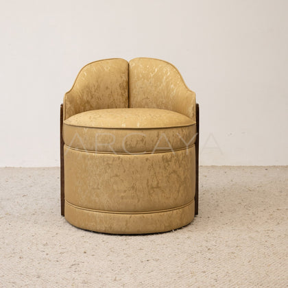 Sculpted Solid Wood Chair - main