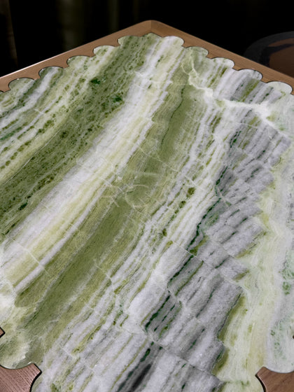 Emerald Stone Coffee Table - detail