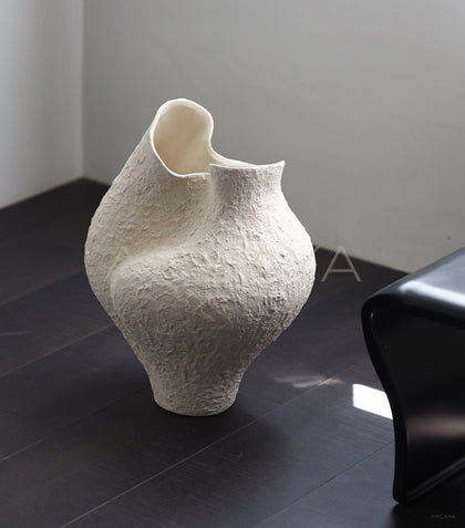 Handmade Textured Art Vase Entryway - scene
