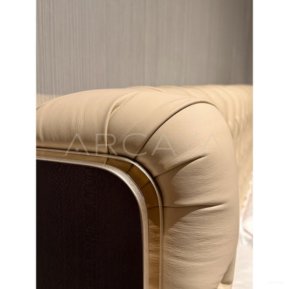 Bella Italian Leather Bed - scene