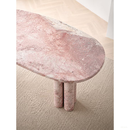 Pink Marble Dining Table - scene