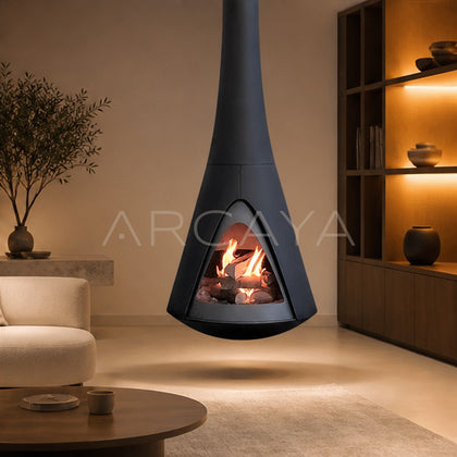 Rikhard Hanging Fireplace - scene