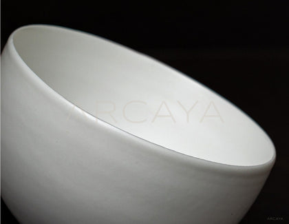 Designer Handmade White Porcelain Rice Bowl - scene
