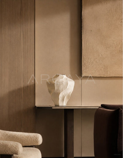 Handmade Wave Surface Ceramic Vase - scene