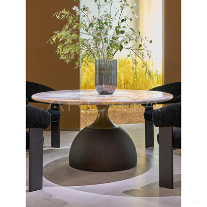 Mushroom Dome Base Round Table - scene