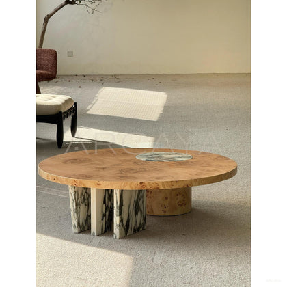 Natural Tone Coffee Table - scene
