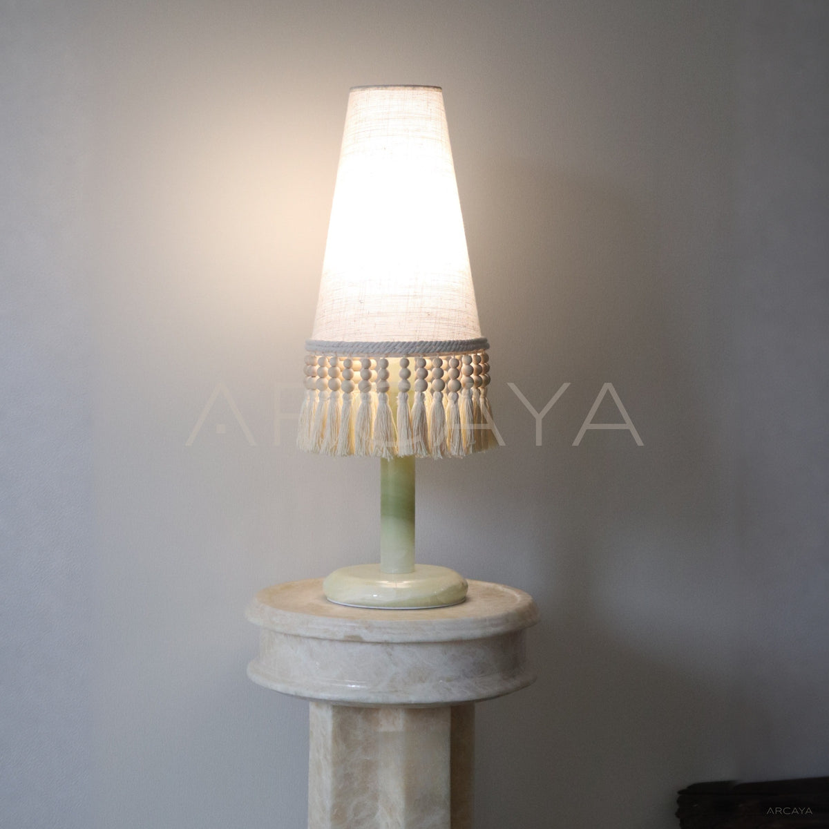 Aston Woven Shadow Lamp — Table Lighting - main