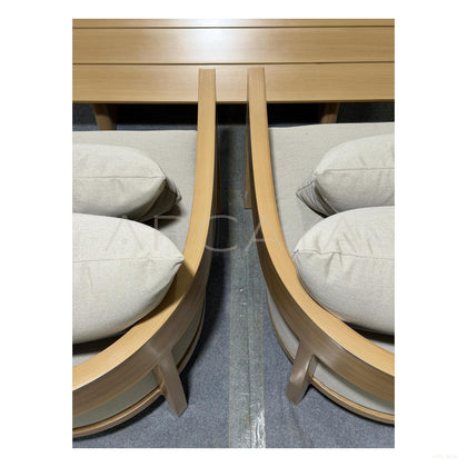 Balmain Aluminum Outdoor Sofa - scene