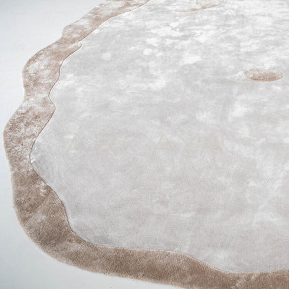 Irregular Organic Shaped Rug - scene