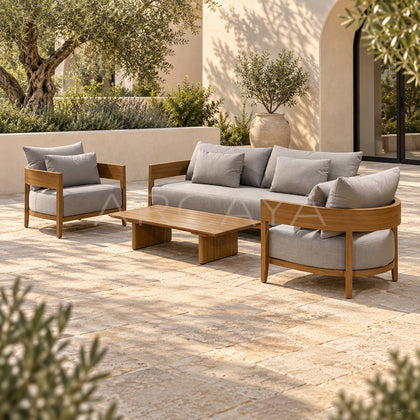Balmain Aluminum Outdoor Sofa - main