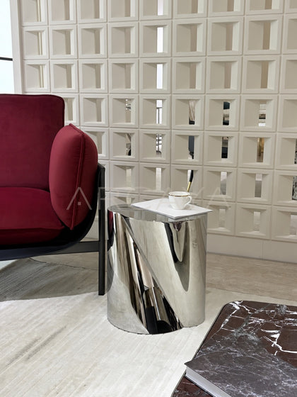 Noor Style Sofa Side Table - scene