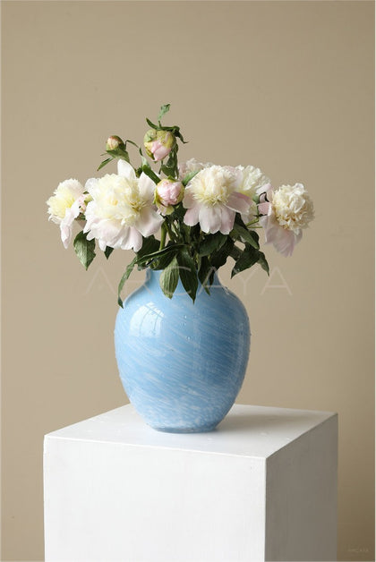 Glass Peony Vase - scene