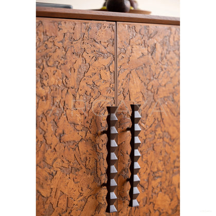 Mid Century Amber Cabinet - scene