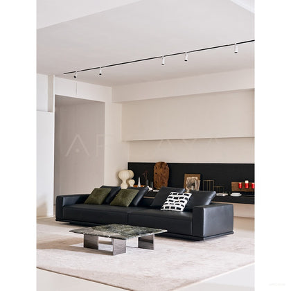 Horizonte Linear Minimalist Sofa - scene