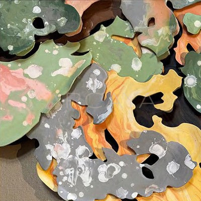 Mixed Media Wall Art 2603H0091 - detail