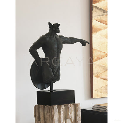 Fearless Warrior Sculpture - scene