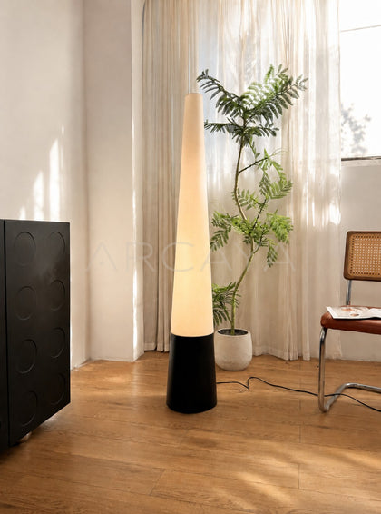 Minimalist Cone Floor Lamp - scene