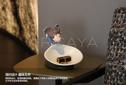 Shell Memory Artist Key Tray - scene