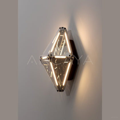 Prism Single Diamond Wall Light 95372 - scene