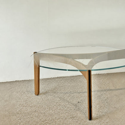 Soft Light Mid Century Coffee Table - scene