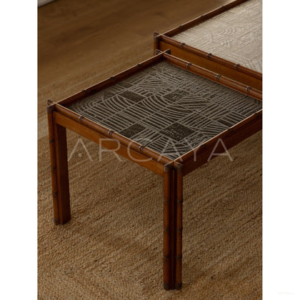 Tile Coffee Table Italian Handmade - scene