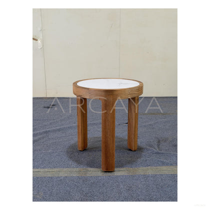 Teak Heritage Outdoor Lounger - scene
