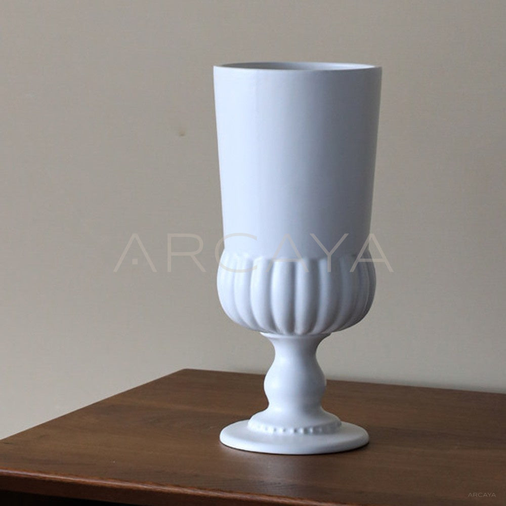 French Mid Century Ceramic Art Vase - main