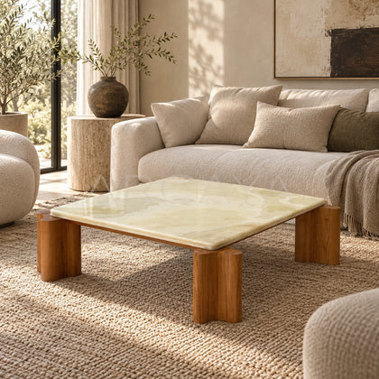 Green Jade Coffee Table - scene