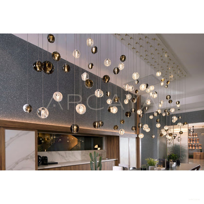 Clear Globe Pendant Light 80528 - scene