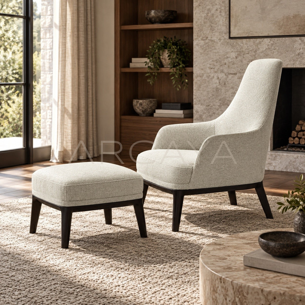 Lounge Chair Pc 217A B in detail