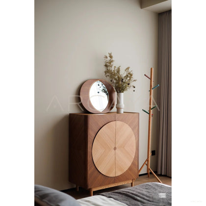Reunion Solid Wood Cabinet - scene